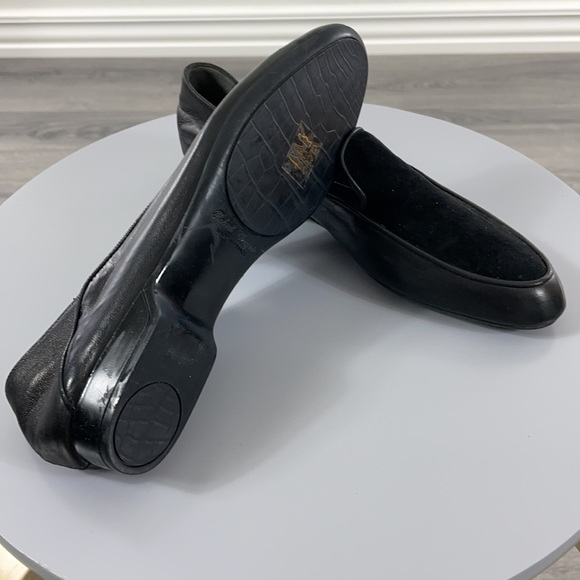 New Robert Clergerie Fani Suede and Leather Loafer - Picture 5 of 8